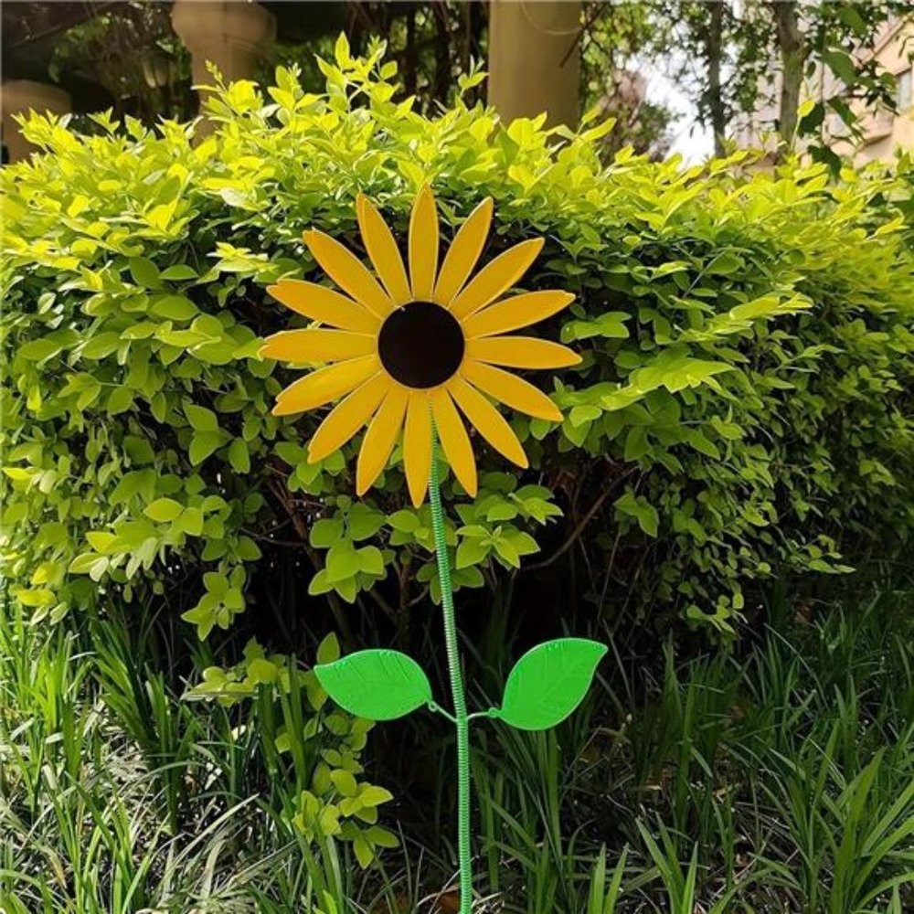 Sunflower Wind Vane Wind Spinners for Yard and Garden Accurate and Stylish